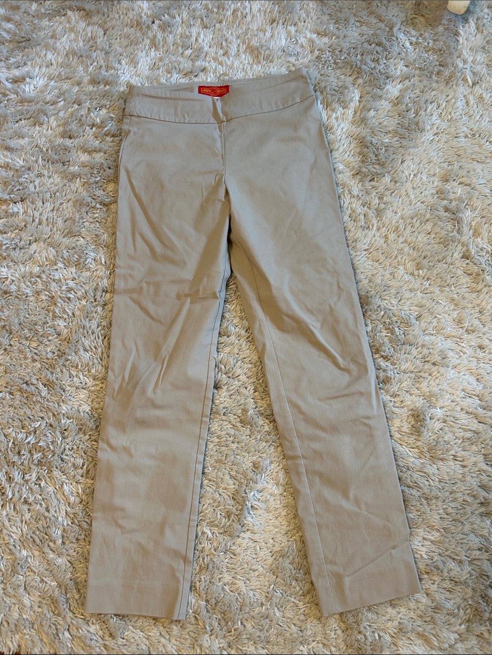 Straight-Leg Women's Jeans in Light Khaki